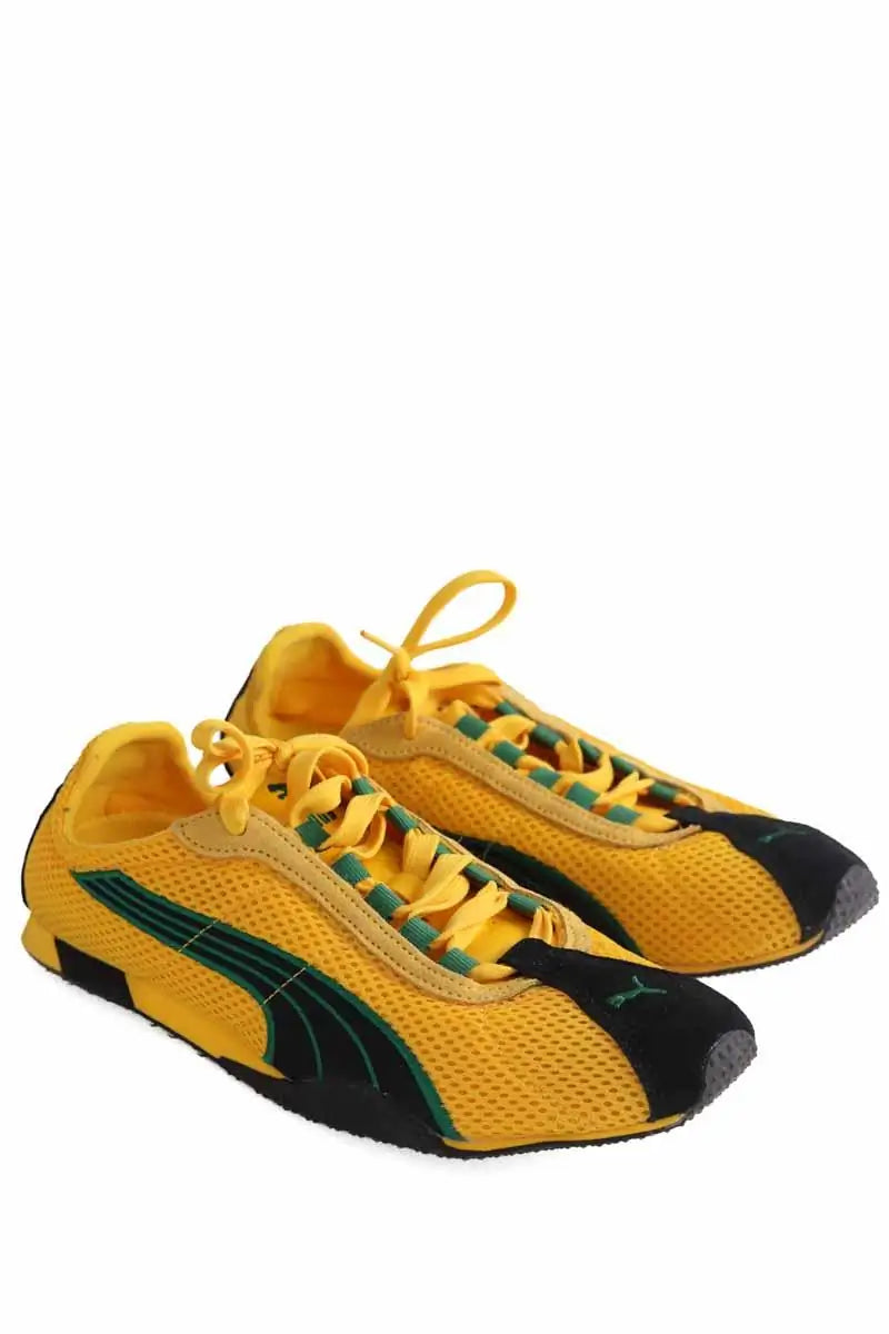 Baskets Puma Jaune en Tissu