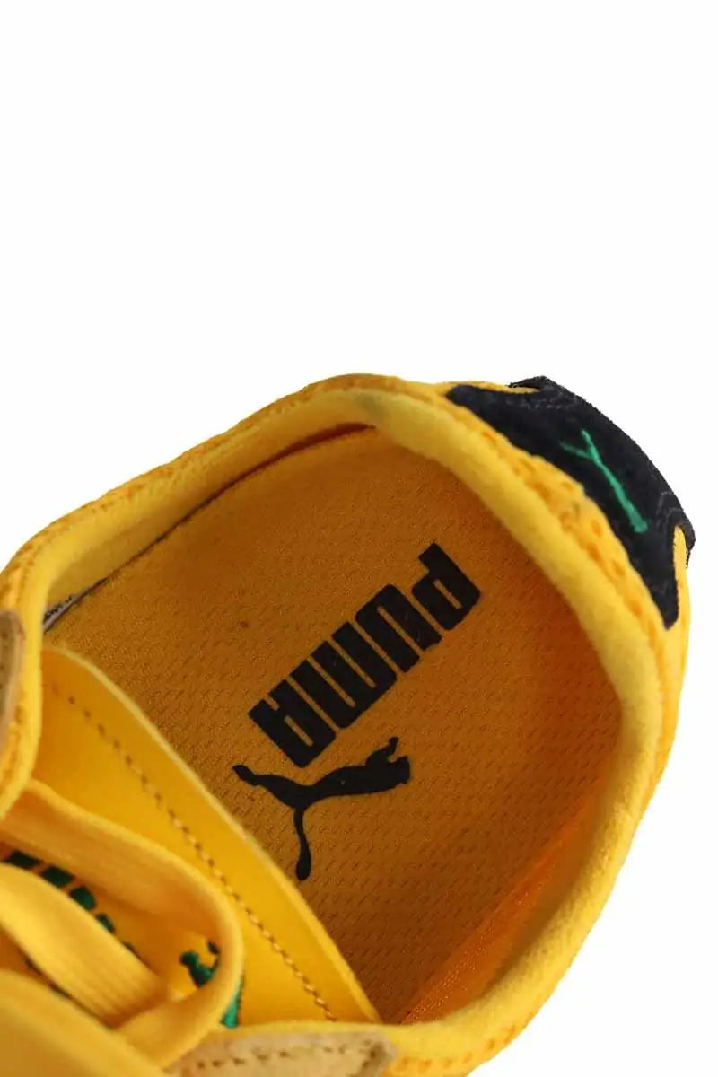Baskets Puma Jaune en Tissu