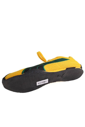 Baskets Puma Jaune en Tissu