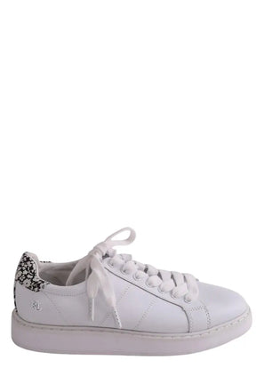 Baskets Ralph Lauren Blanc en Cuir, taille 38 - Seconde Main