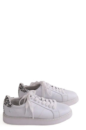 Baskets Ralph Lauren Blanc en Cuir