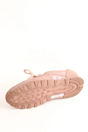 Baskets Reebok Rose en Cuir