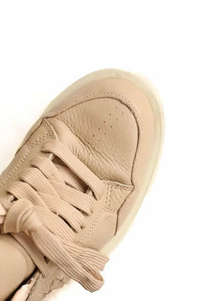 Baskets Rick Owens Beige en Cuir