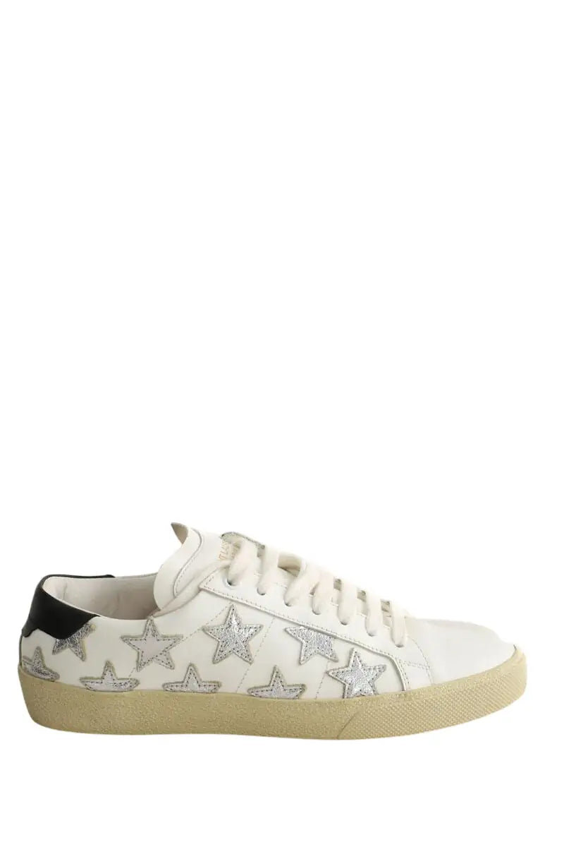 Baskets Saint Laurent Blanc en Cuir, taille 37 - Seconde Main