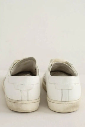 Baskets Saint Laurent Blanc en Cuir