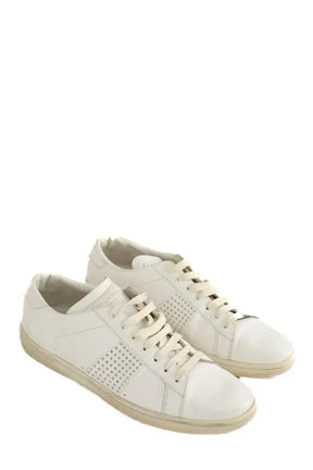 Baskets Saint Laurent Blanc en Cuir