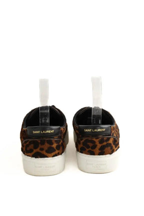 Baskets Saint Laurent Venice Marron en Cuir