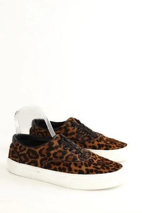 Baskets Saint Laurent Venice Marron en Cuir