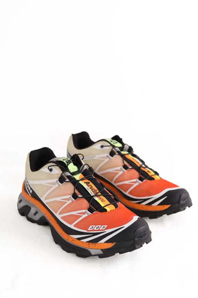 Baskets Salomon Orange en Tissu
