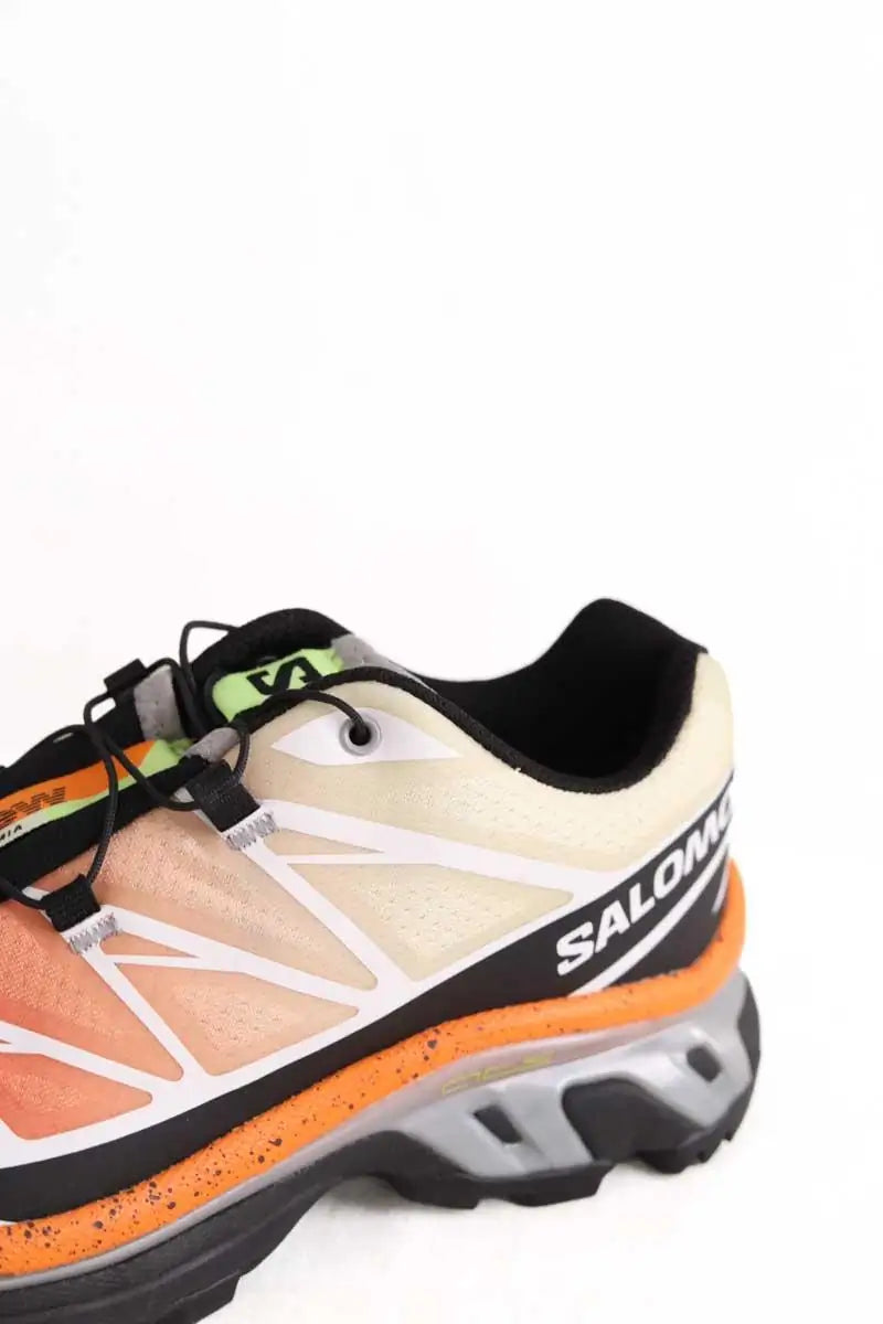 Baskets Salomon Orange en Tissu