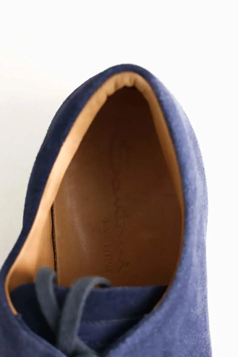 Baskets Santoni Bleu en Autres