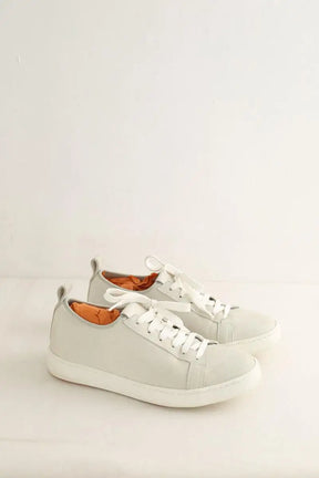 Baskets Santoni Gris en Daim