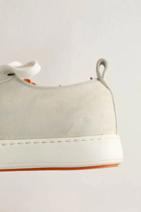 Baskets Santoni Gris en Daim