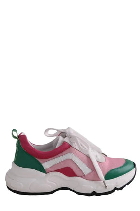 Baskets Tara Jarmon Rose en Cuir, taille 36 - Seconde Main