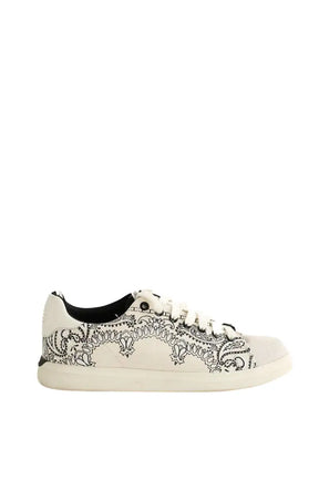 Baskets Tory Burch Blanc en Cuir, taille 37 - Seconde Main