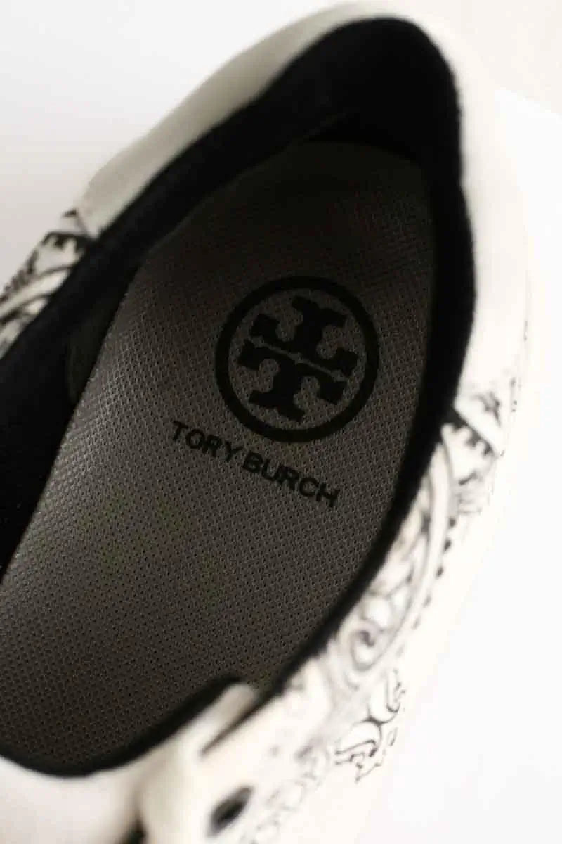 Baskets Tory Burch Blanc en Cuir