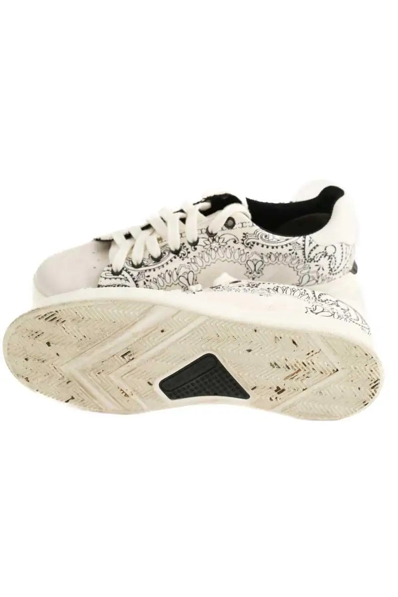Baskets Tory Burch Blanc en Cuir