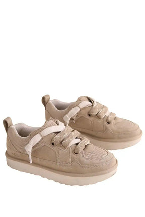 Baskets Ugg Beige en Tissu
