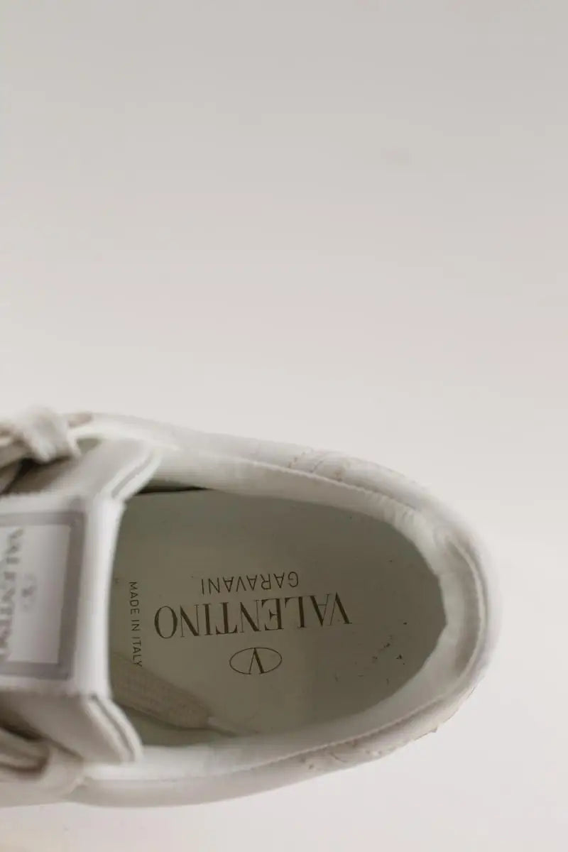 Baskets Valentino Blanc en Cuir