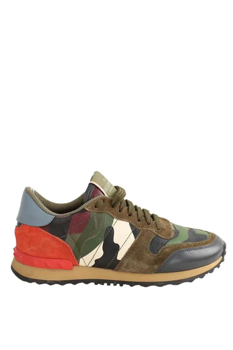 Baskets Valentino Kaki en Tissu, taille 36 - Seconde Main
