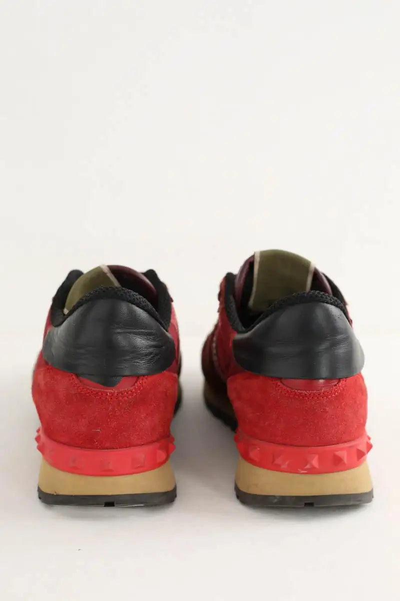Baskets Valentino Rouge en Tissu