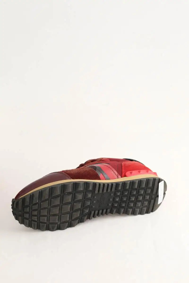 Baskets Valentino Rouge en Tissu