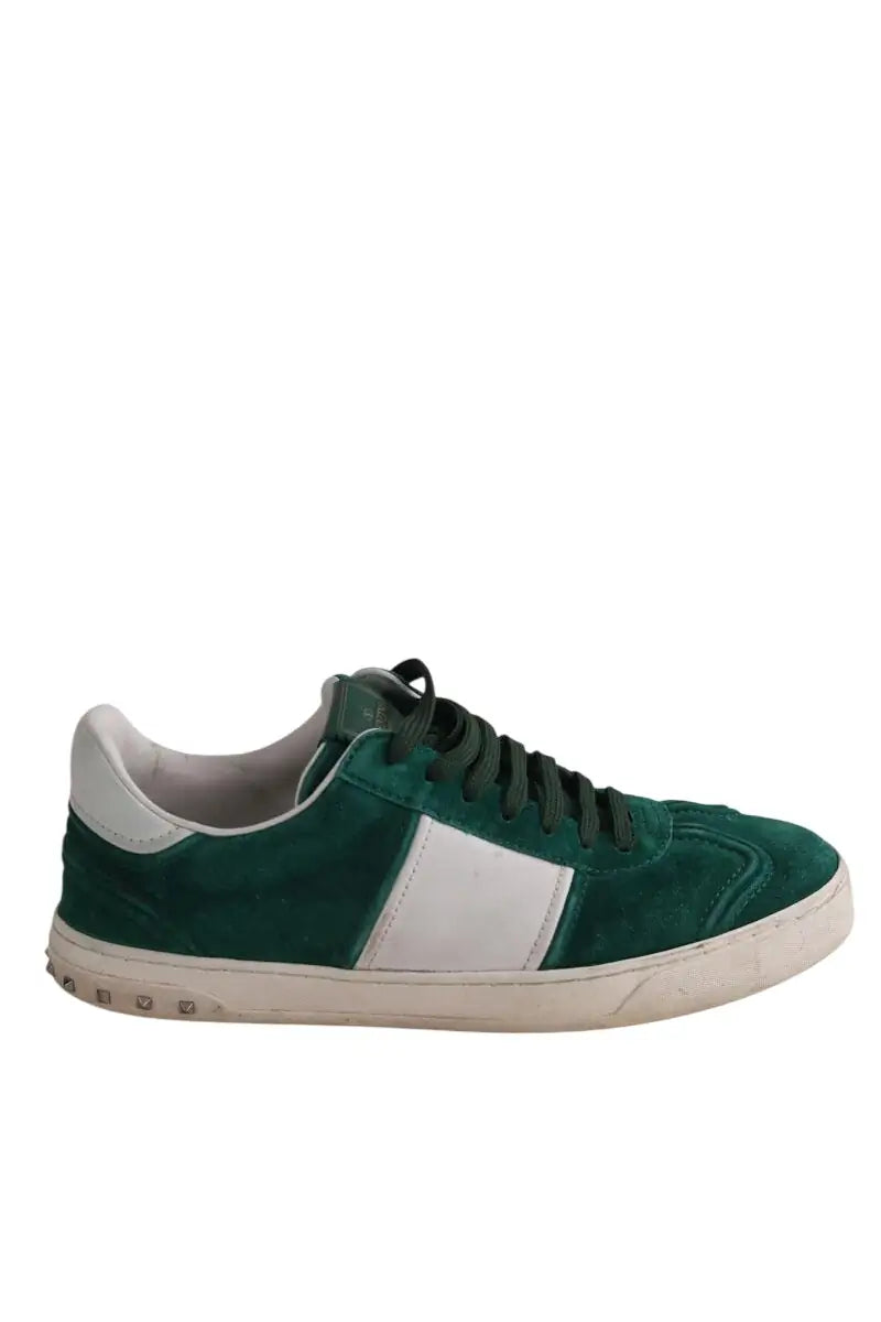 Baskets Valentino Vert en Daim, taille 43 - Seconde Main