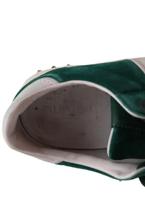 Baskets Valentino Vert en Daim