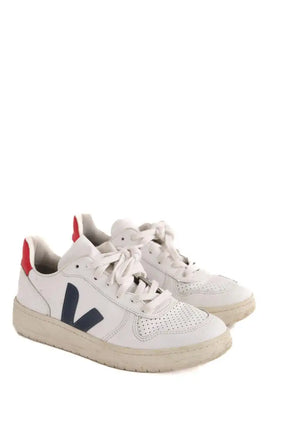 Baskets Veja Blanc en Cuir