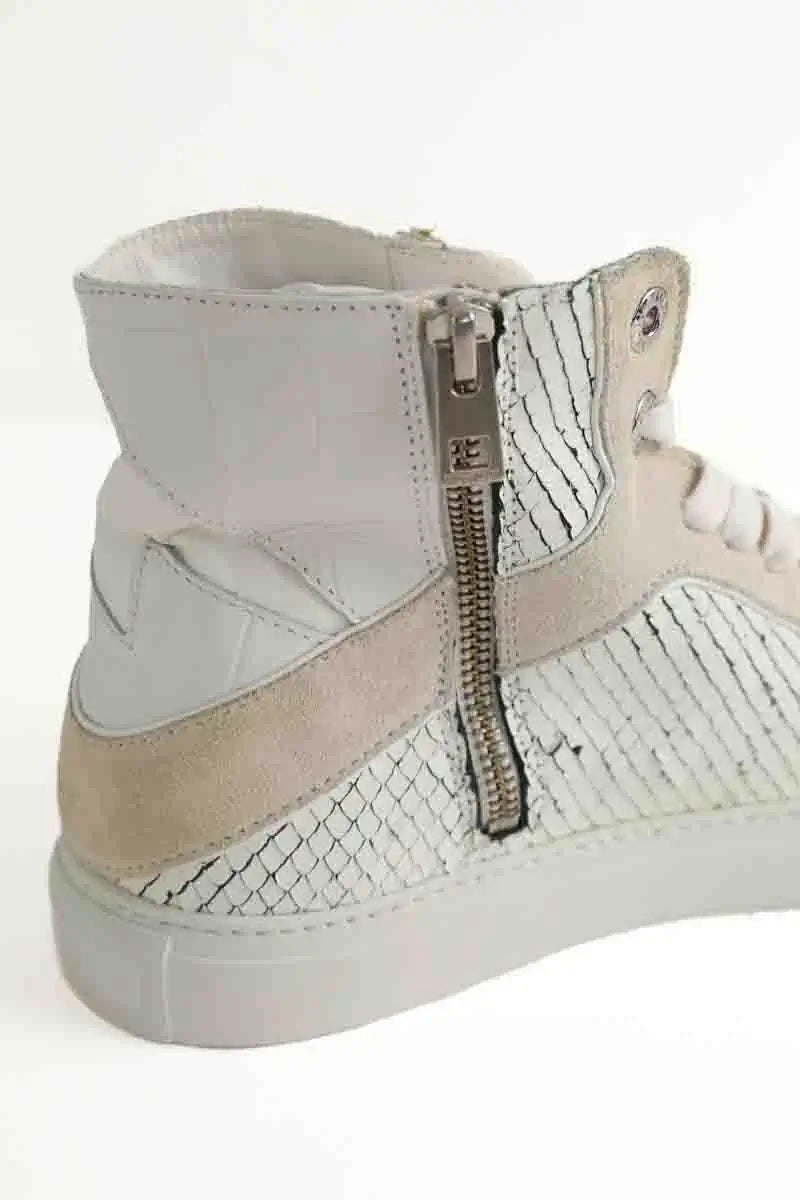 Baskets Zadig & Voltaire Blanc en Cuir