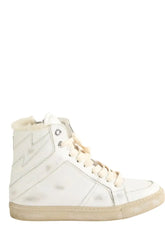 Baskets Zadig & Voltaire Blanc en Cuir, taille 39 - Seconde Main