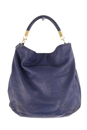 Sac à main Yves Saint Laurent Bleu en Cuir - Seconde Main