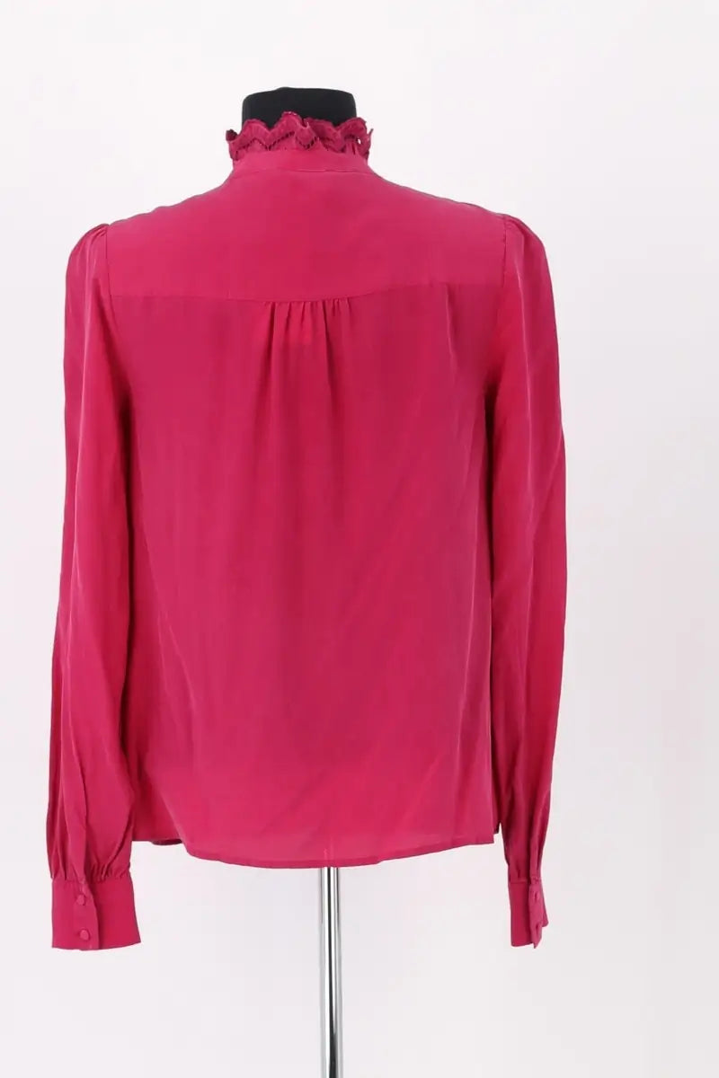 Chemise Sézane Rose en Soie