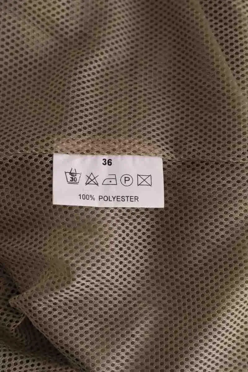 Trench-coat Balmain Kaki en Synthétique