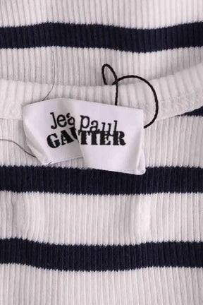Top sans manche Jean Paul Gaultier Marine en Coton