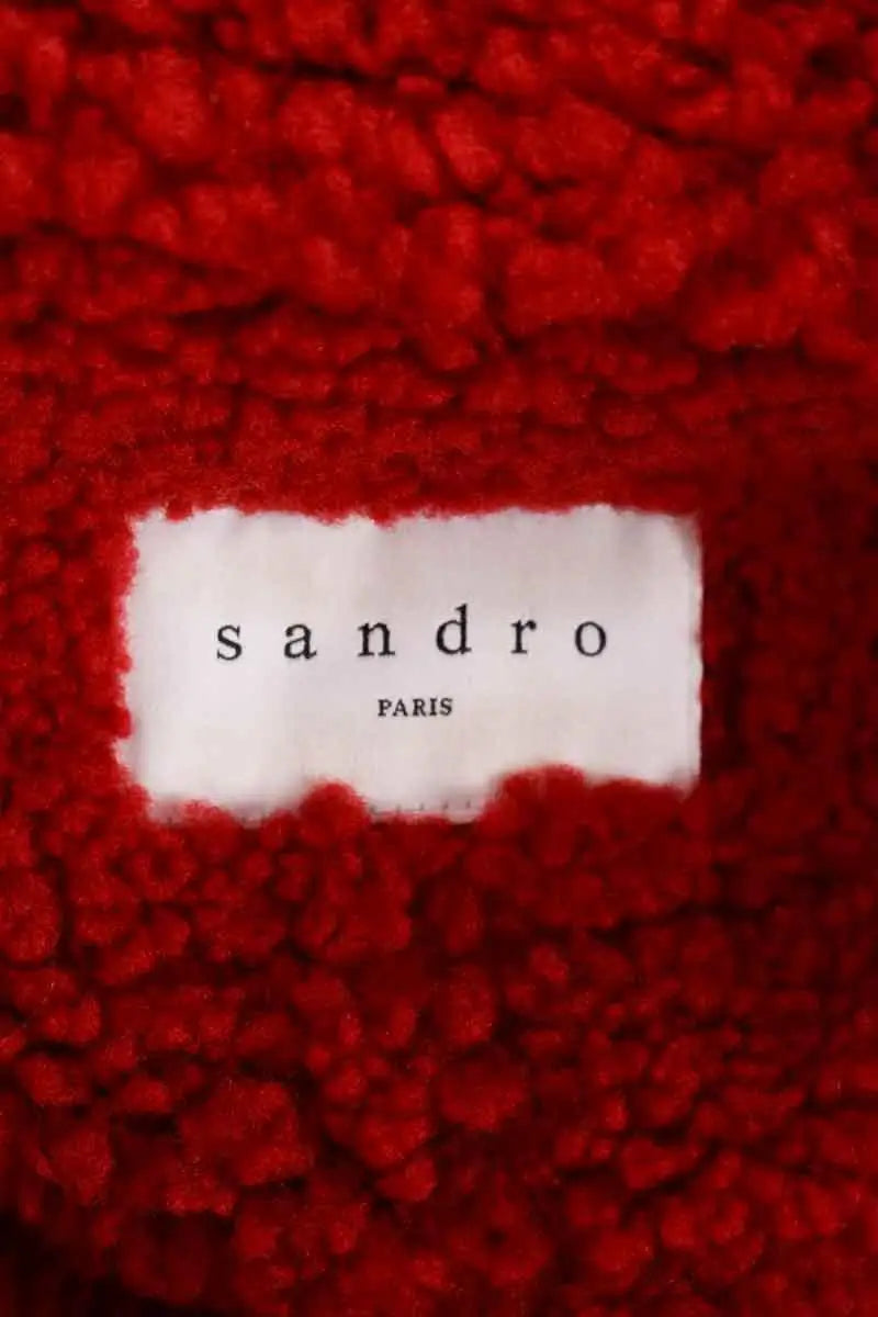 Veste Sandro Noir en Cuir