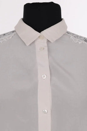 Blouse Sézane Ecru en Synthétique