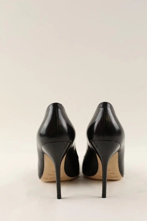 Talons Jimmy Choo Noir en Cuir