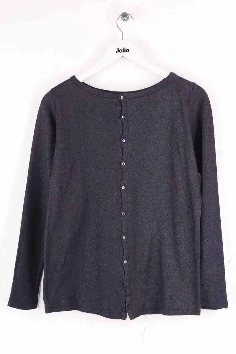 Pull Majestic Filatures Gris en Coton