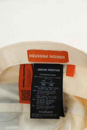 Casquette Heron Preston  Ecru