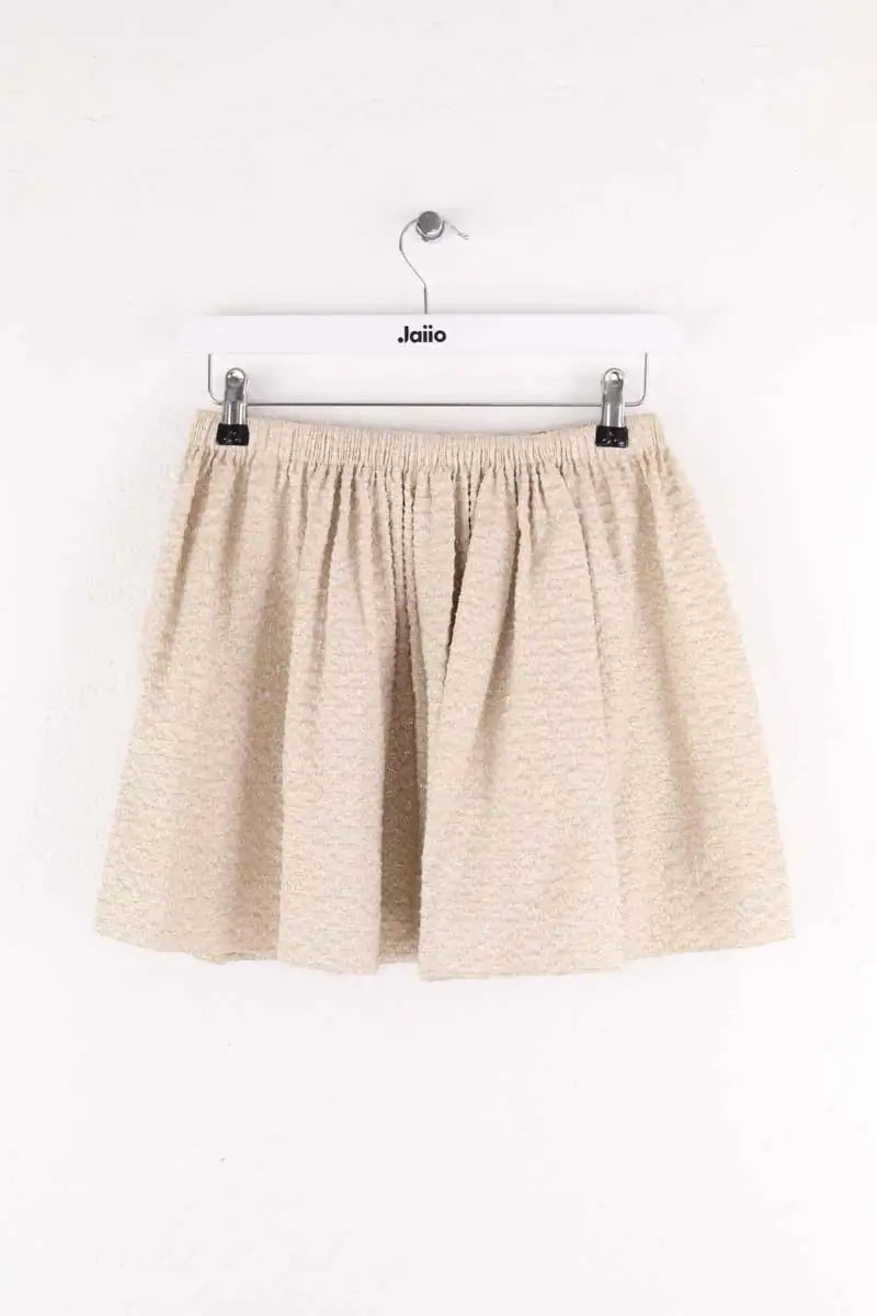 Mini jupe Maje Doré en Coton