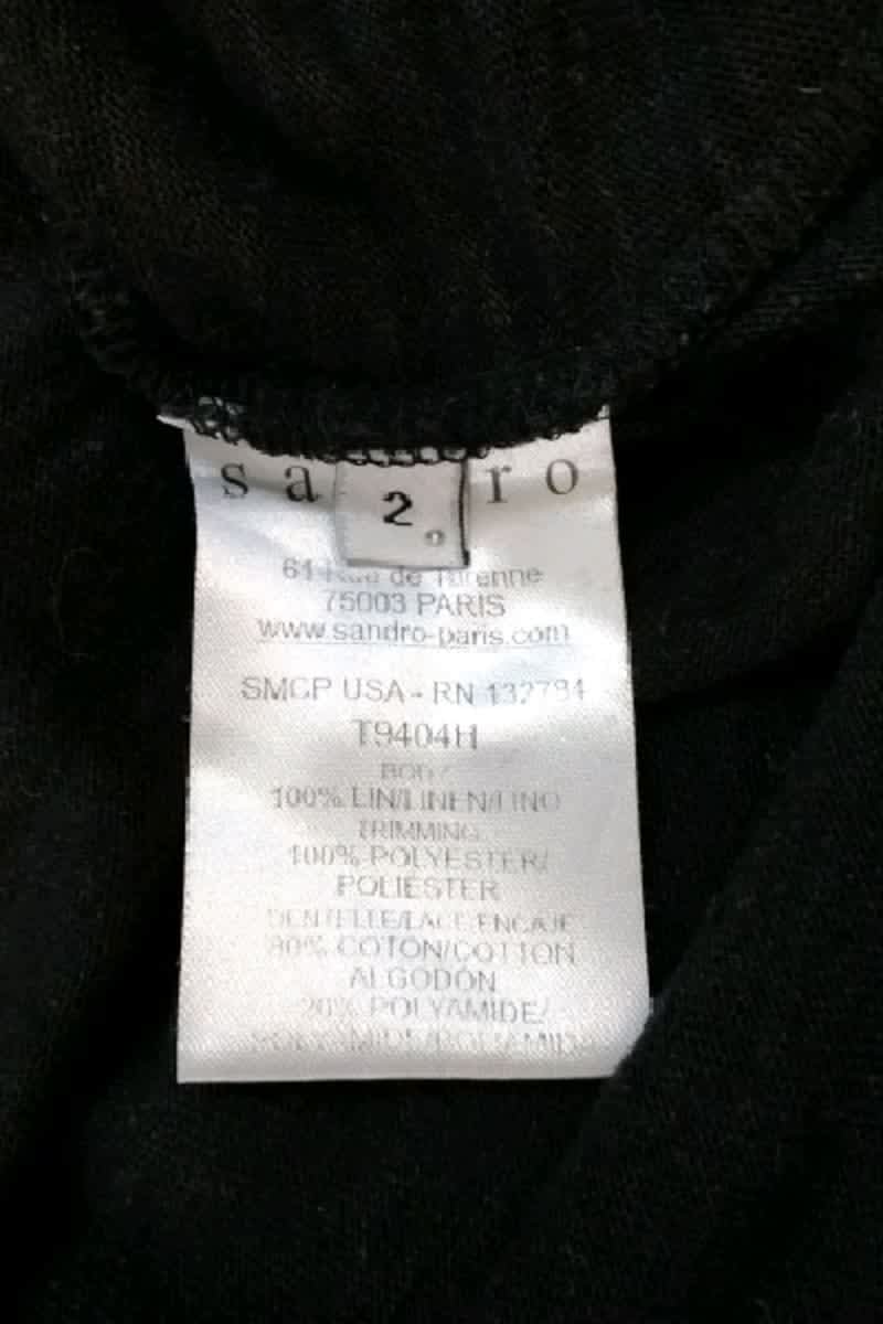 T-shirts Sandro  Noir
