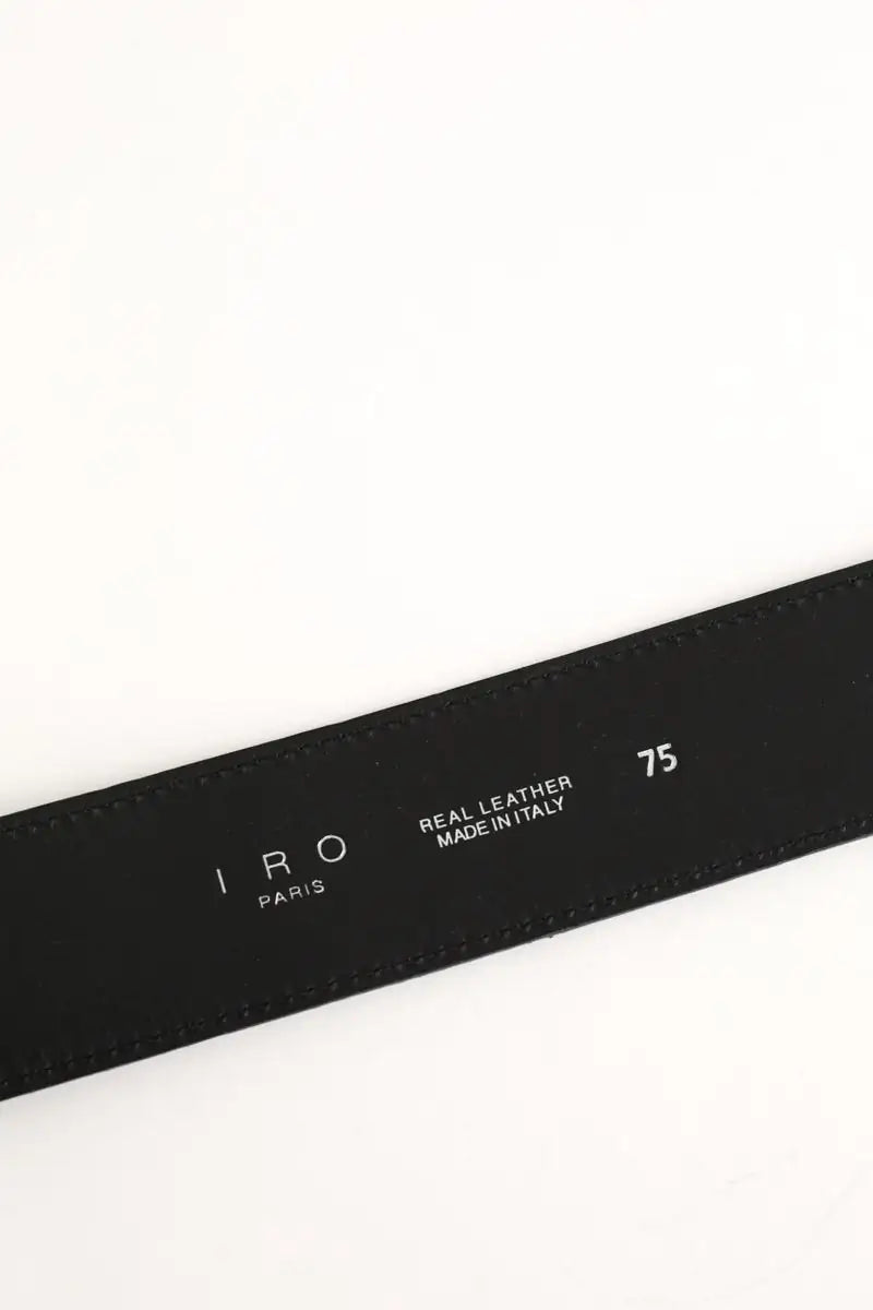 Ceinture en cuir Iro  Noir