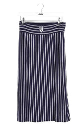 Jupe Agnès B. Marine en Viscose, taille M - Seconde Main