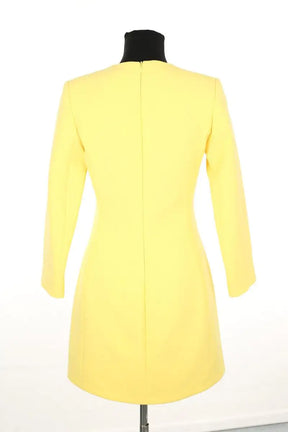 Robe Tarah Blanche  Jaune