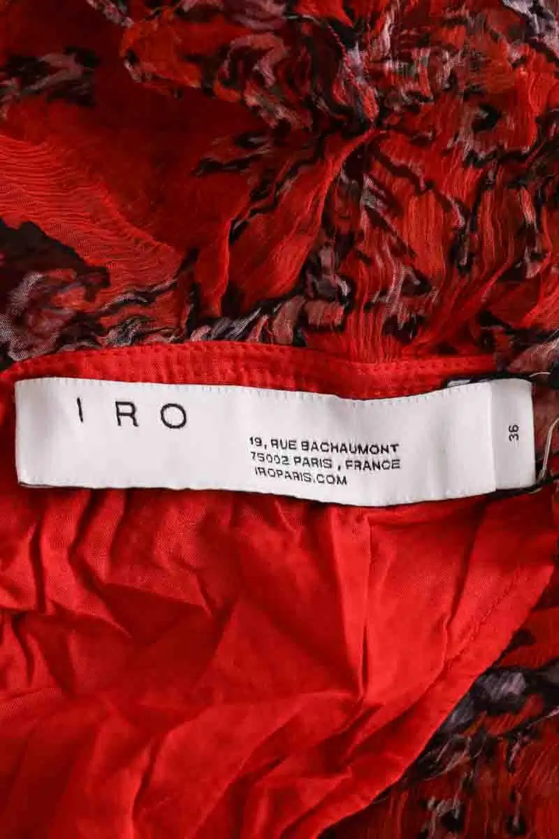 Robe Iro Pacify Rouge en Viscose