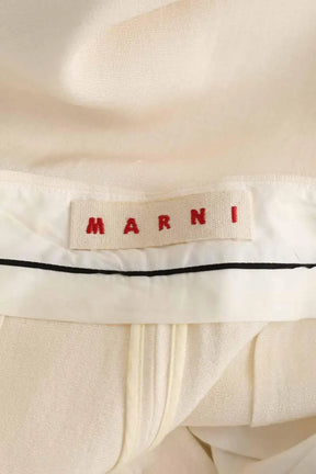Pantalon large Marni  Ecru