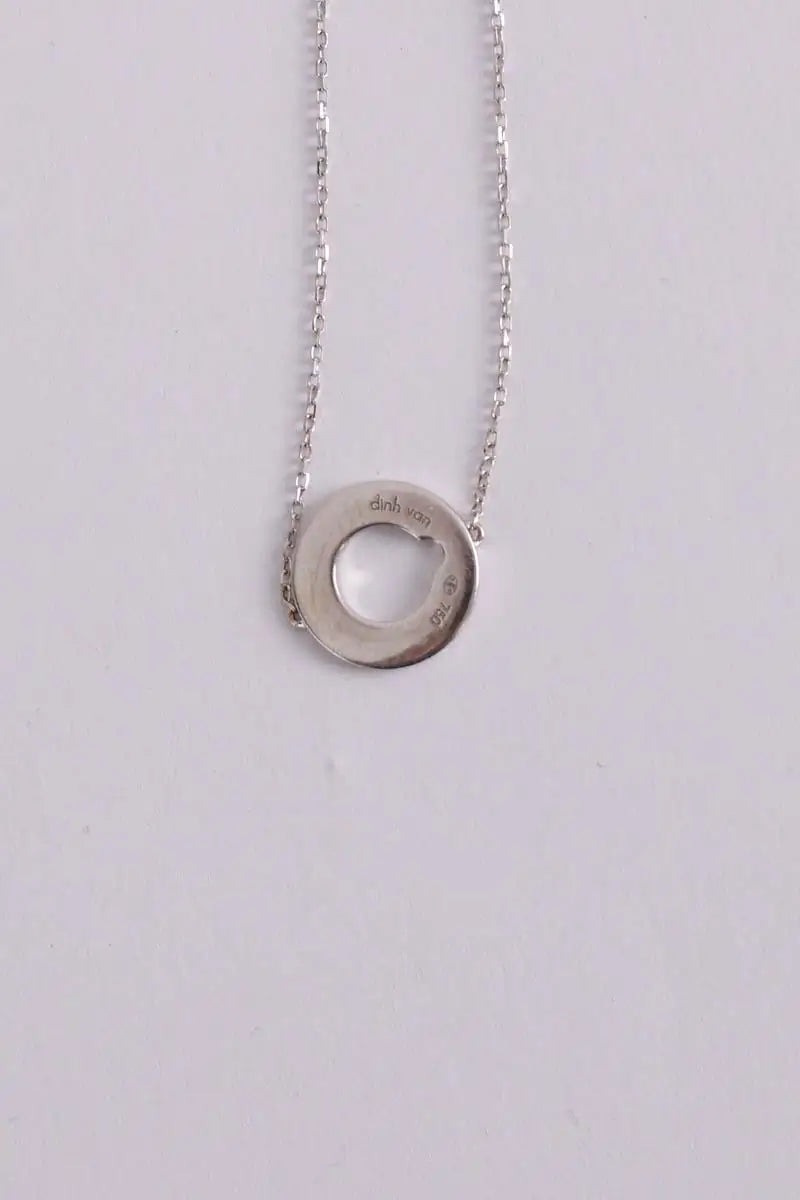 Bracelet Dinh Van Cible Argent en Or blanc