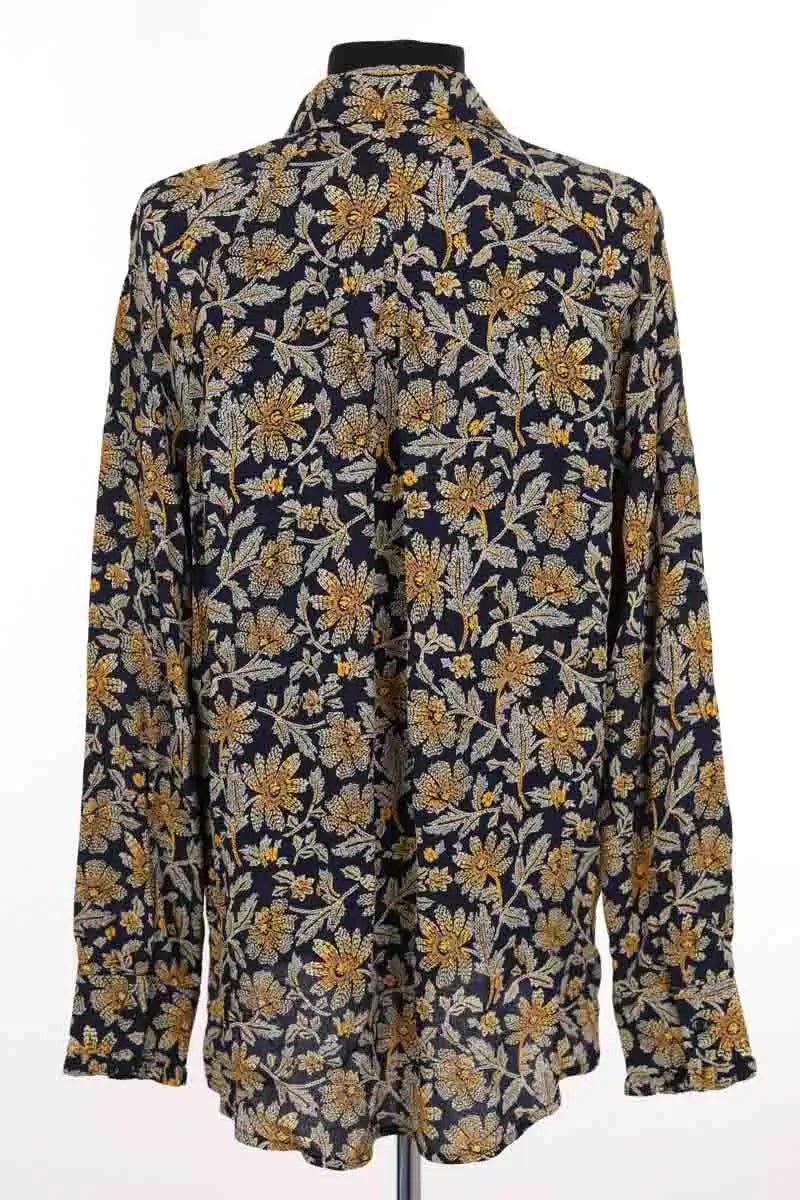 Blouse Tommy Hilfiger Marine en Viscose