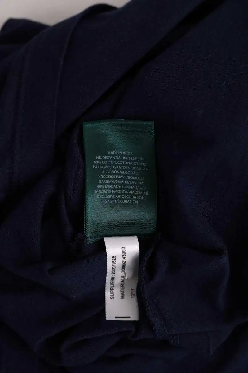 T-shirt Ralph Lauren Marine en Coton